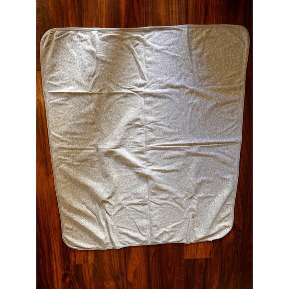 Carter’s Gray Grey Baby Security Blanket Cotton Knit Lovey Mustache Print No Tag - Picture 9 of 10